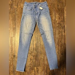 American Eagle blue jegging, size 6, perfect condition